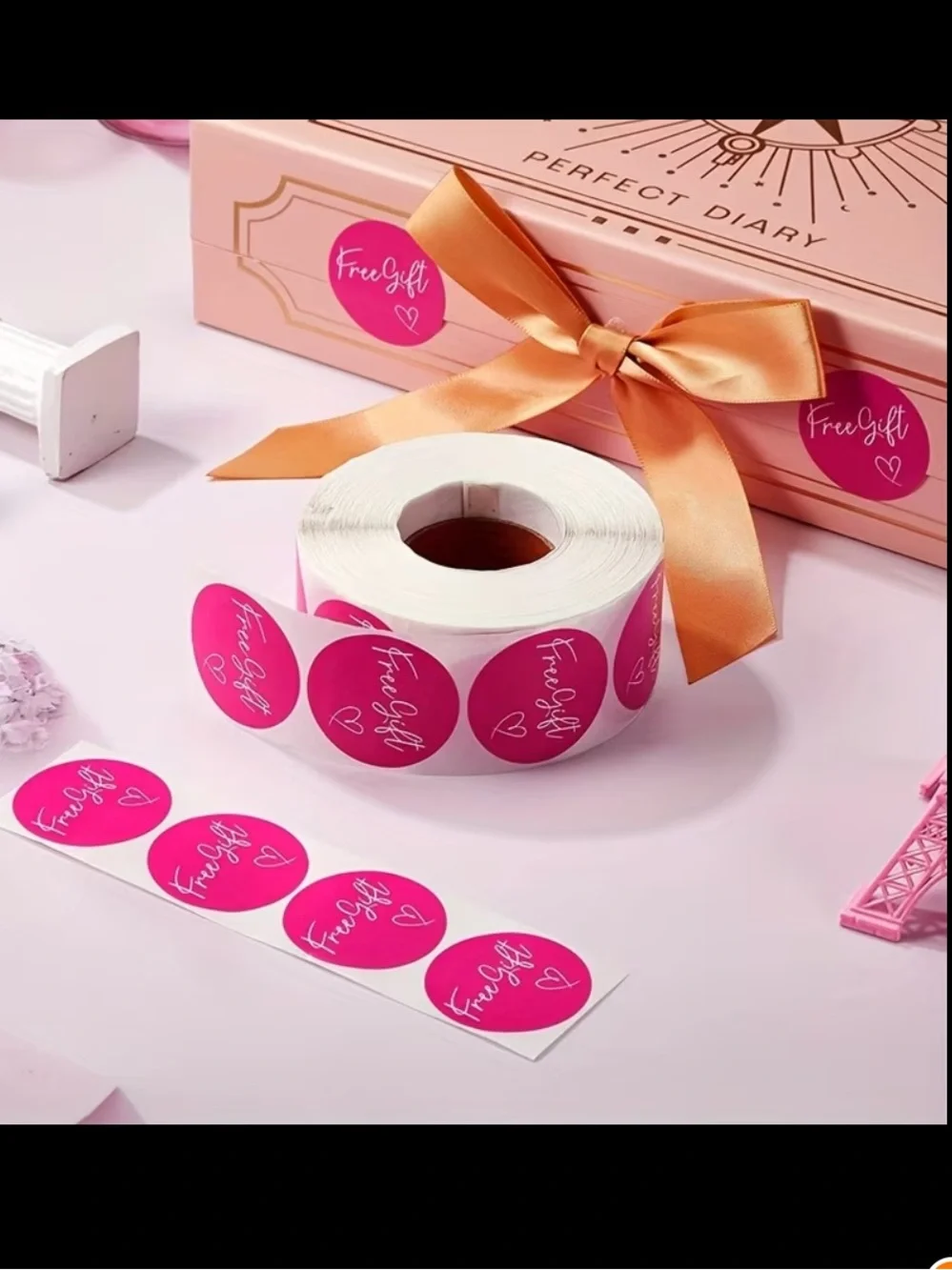 “Free Gift” Round Sticker Rolls- 500 Stickers- Buyer’s Choice